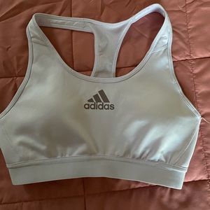 lilac adidas sports bra